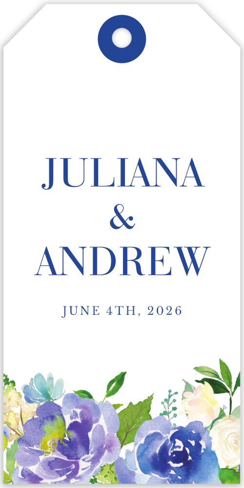 Painted Blooms Hanging Gift Tag