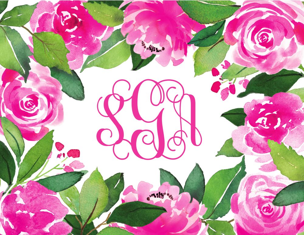 Peonie Surprise Folded Note