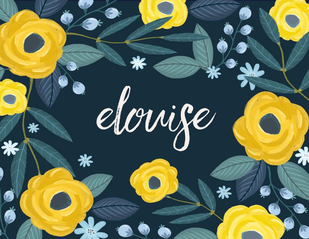 Moonlit Garden Folded Note