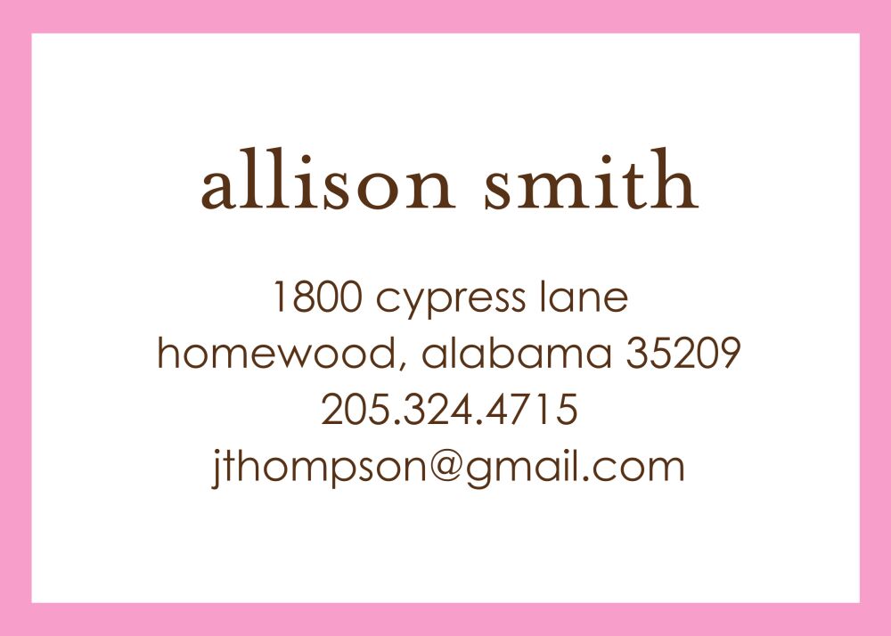 Party Dots - Pink Flat Enclosure Card