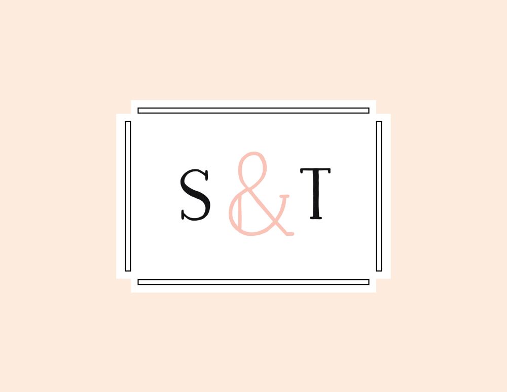 Bold Blush Folded Note