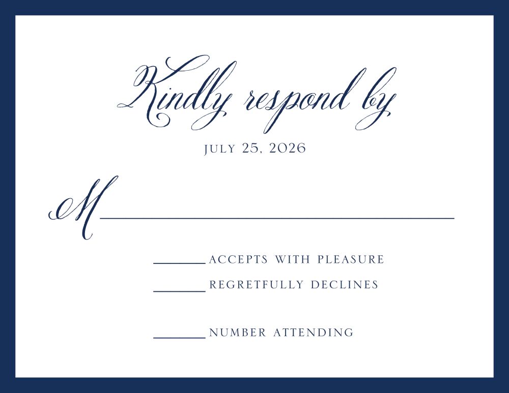 Love Song Reply Card