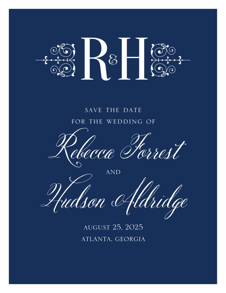Love Song Save The Date Card