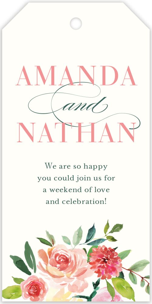 Spring Romance Hanging Gift Tag