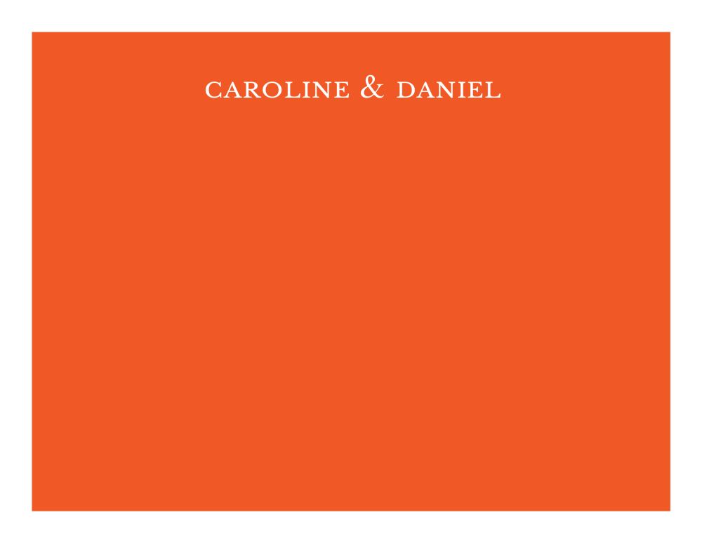 Perfectly Simple Flat Notecard