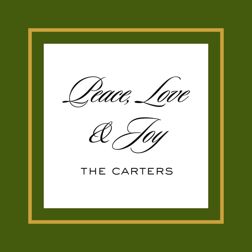 Holiday Elegance - Green Enclosure Card
