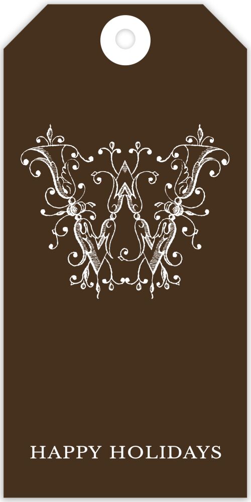 Simply Stated Espresso Gift Tag