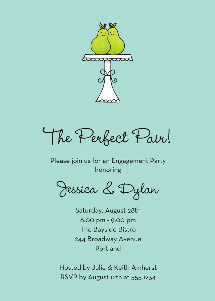 The Perfect Pair Invitation