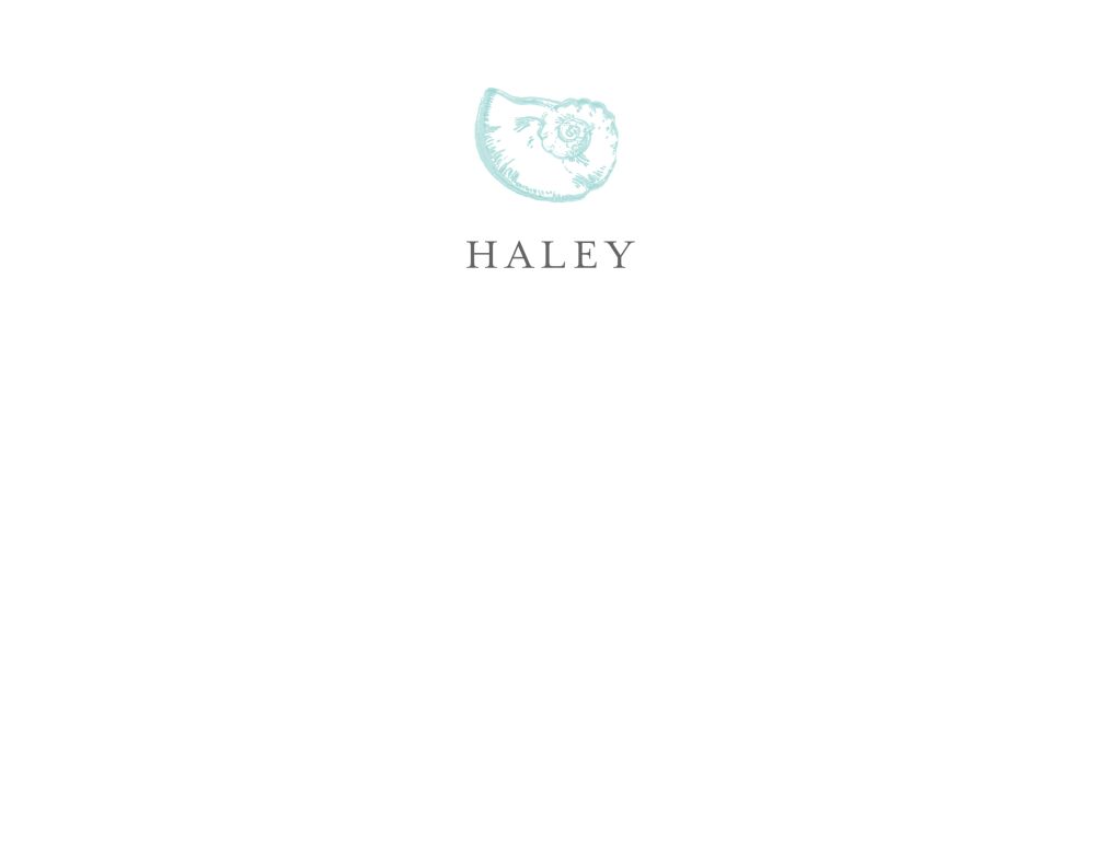 Seaside Wedding Flat Notecard