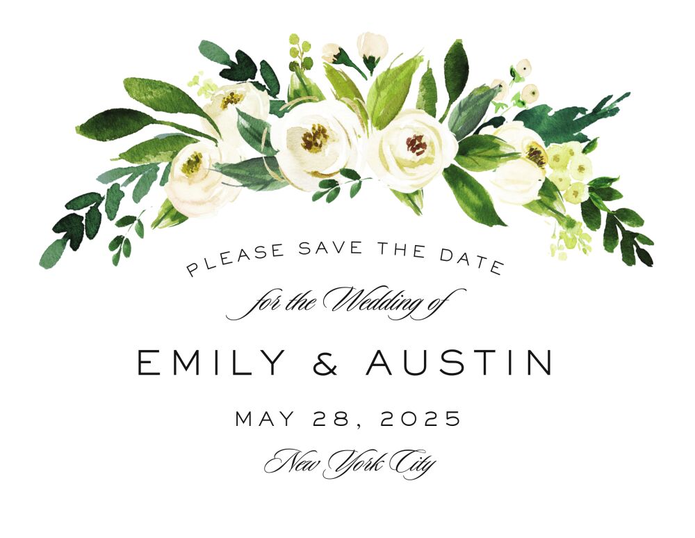 Petite Jardin Save The Date