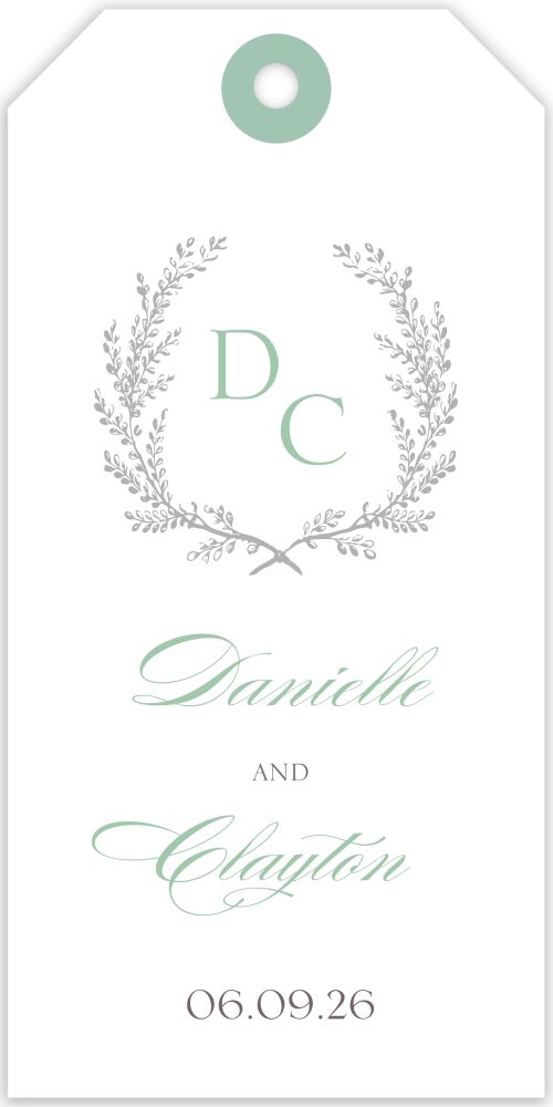 Provincial Garland Hanging Gift Tag