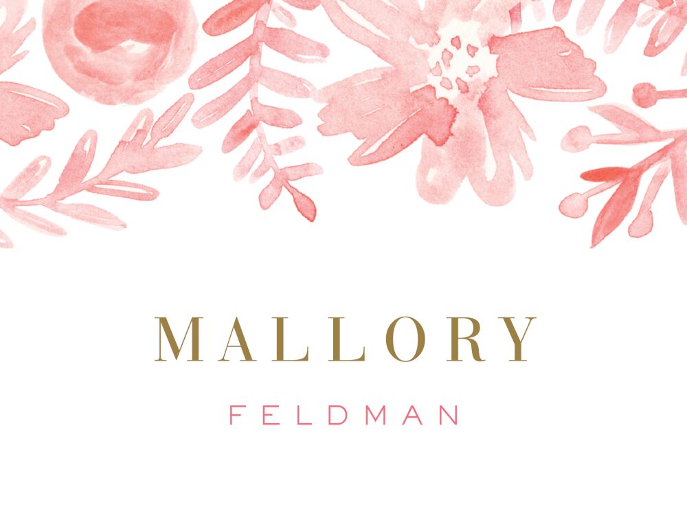 Spring Terrace Folded Note