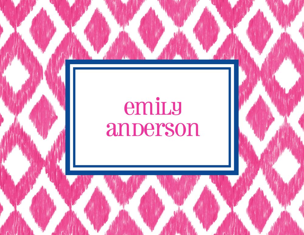 Ikat - Fruit Punch Folded Note