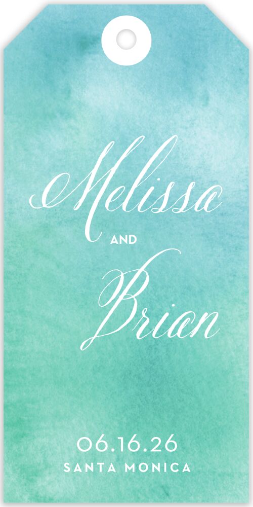 Watercolor Wash Hanging Gift Tags