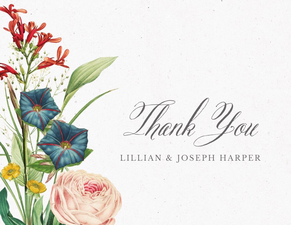 Wildflowers Folded Note