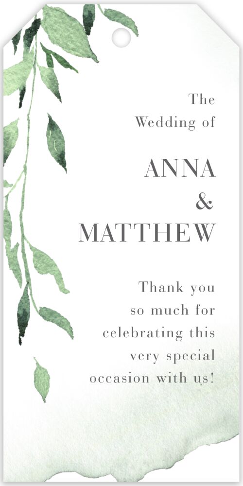 Falling Leaves Hanging Gift Tag