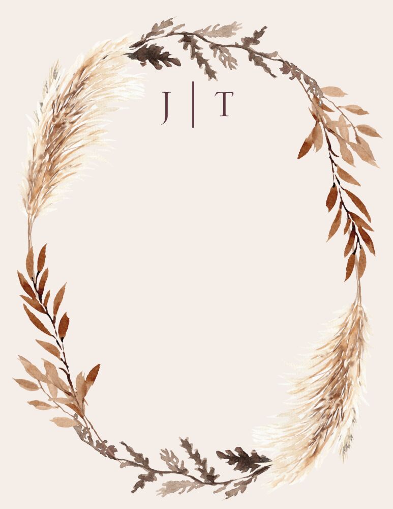 Boho Garland Flat Note 