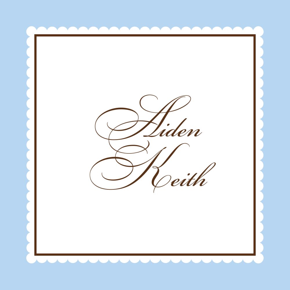 Perfect Gift - Blue Calling Card