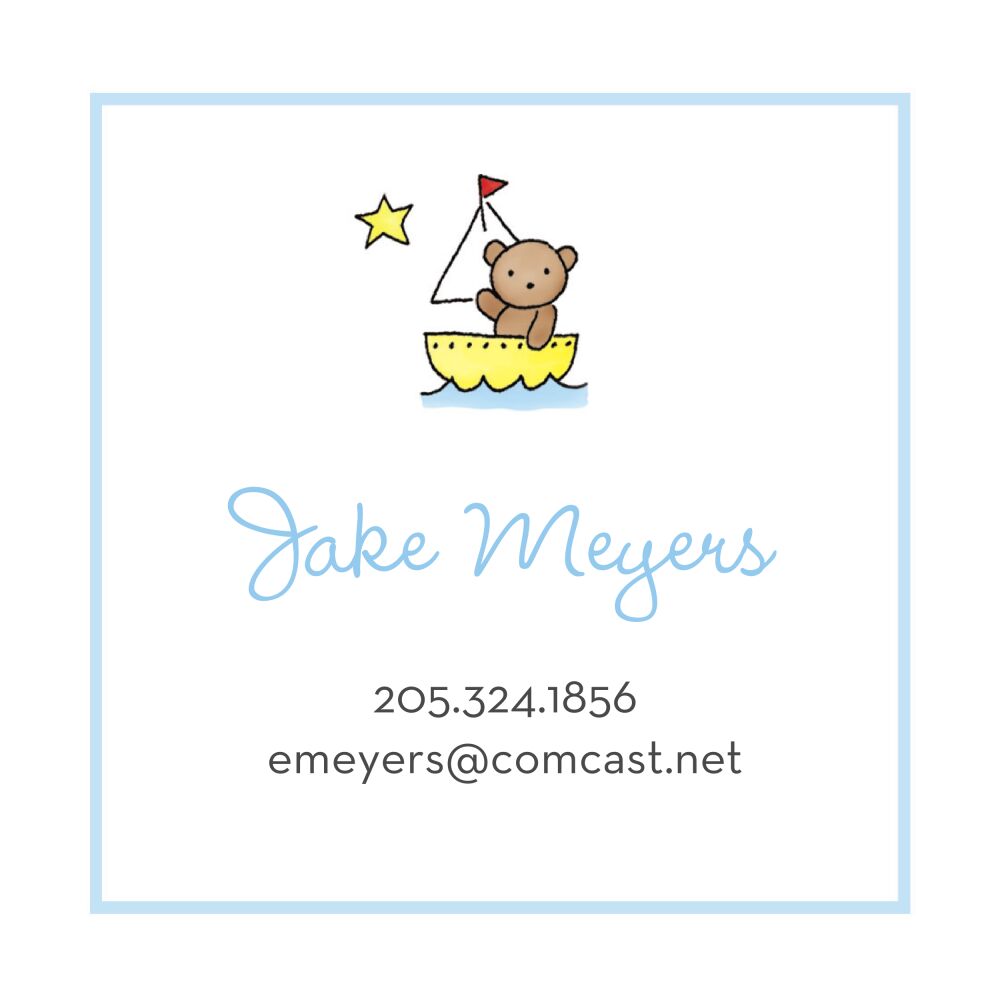 Ships A'hoy Calling Card