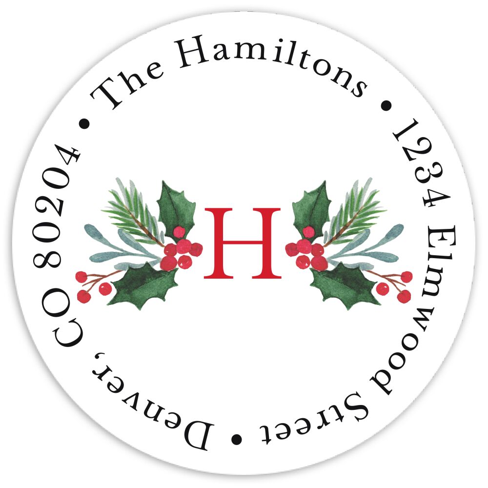 Family Season Round Address Sticky
