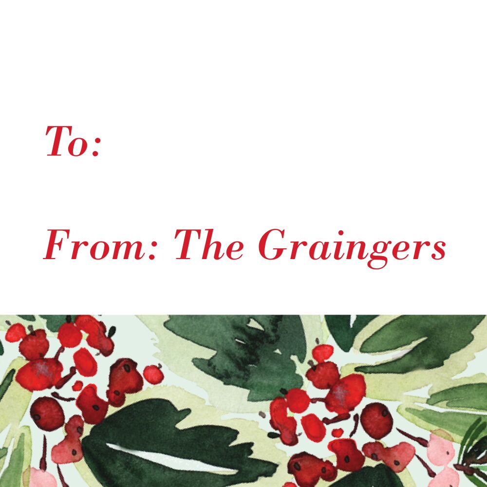 Cascading Foliage Enclosure Card