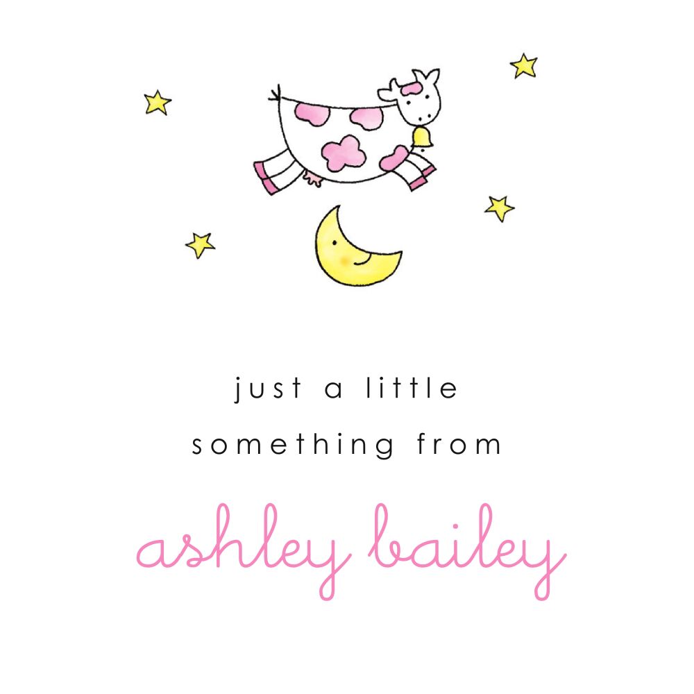 Over the Moon - Pink Sticker 