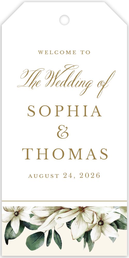 Southern Magnolia Hanging Gift Tag