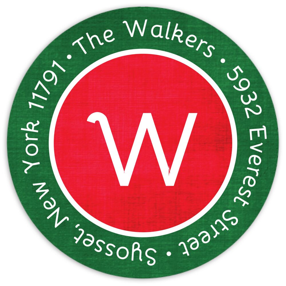 Sending Love Return Address Sticky