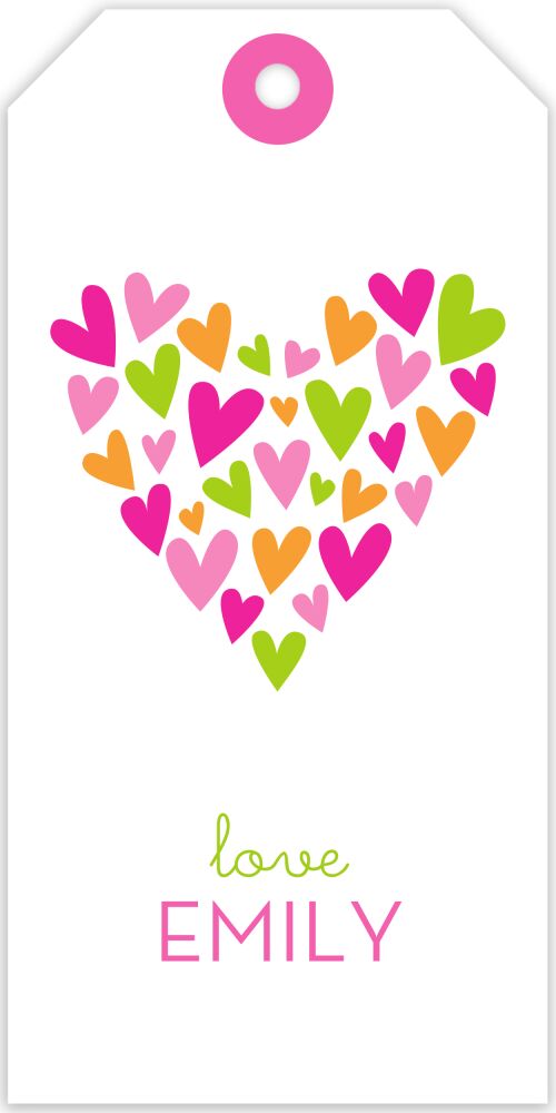LotsaLove - Pink Hanging Gift Tag