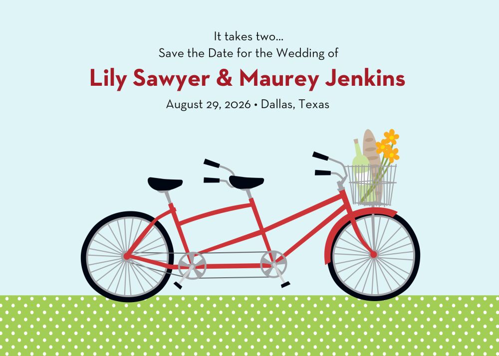 It Takes Two Save The Date 