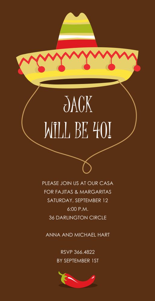 Fiesta Invitation