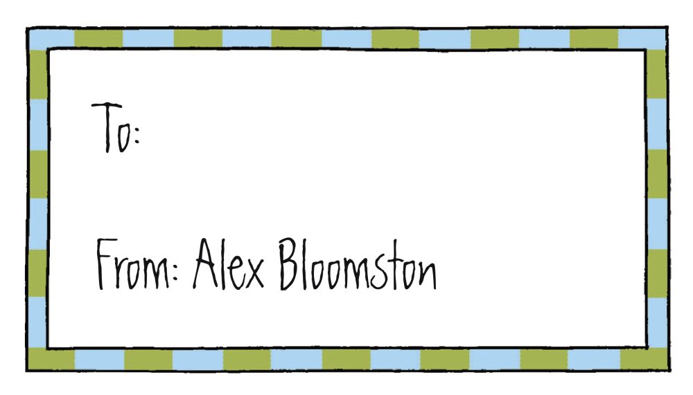 Small Gone Campin' Boy Calling Card