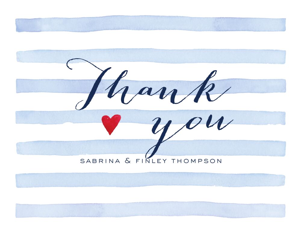 Blue Skies Ahead Folded Note