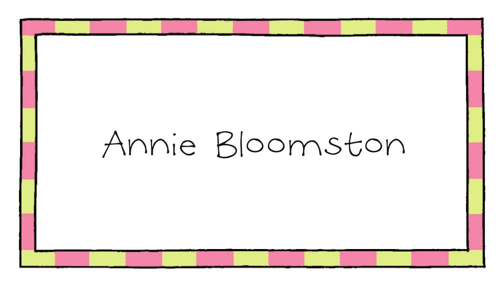 Small Gone Campin' Girl Calling Card