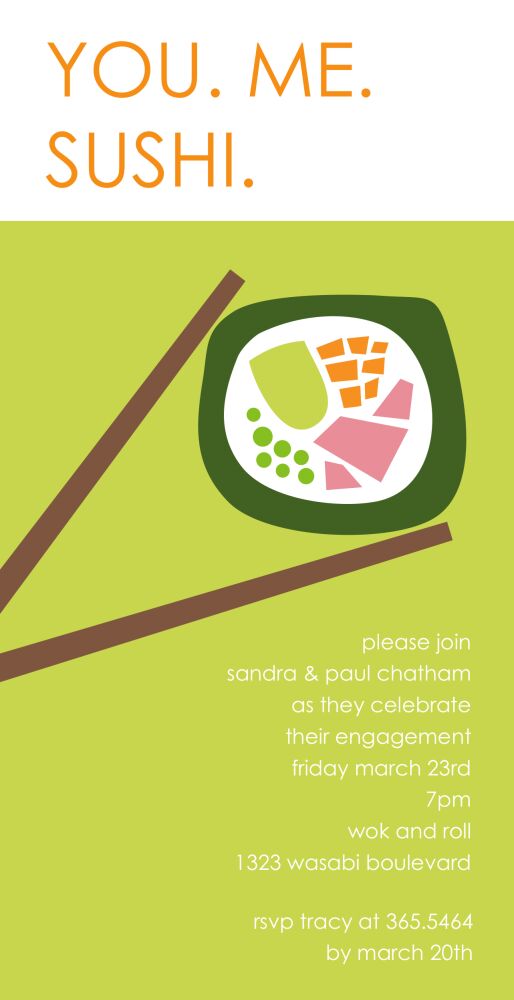 Wasabi Invitation