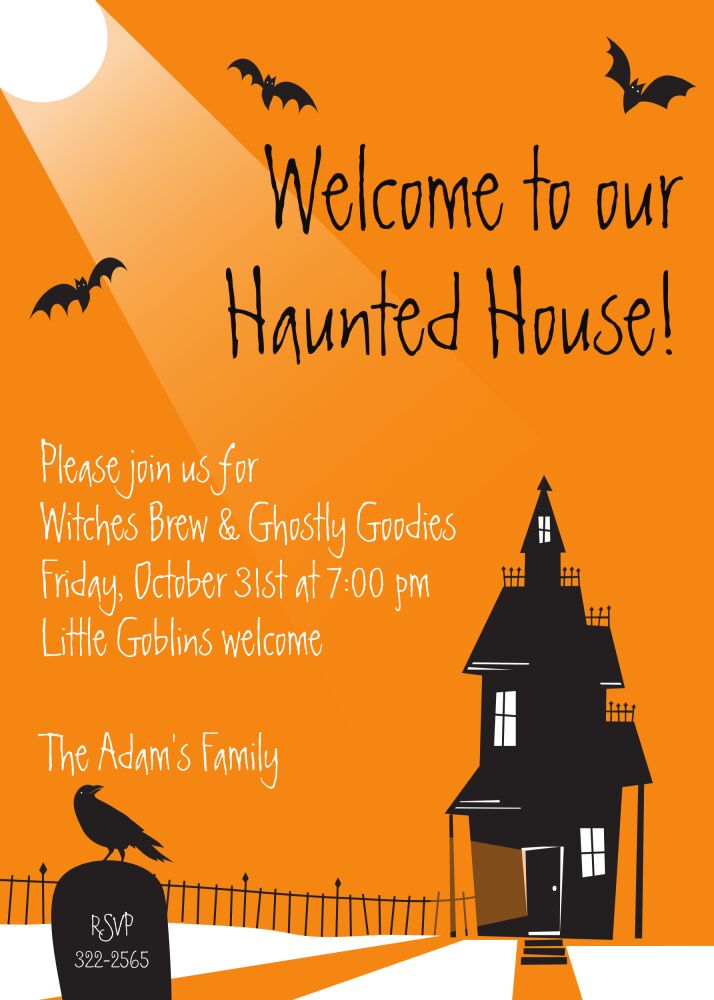 Haunted House Invitation