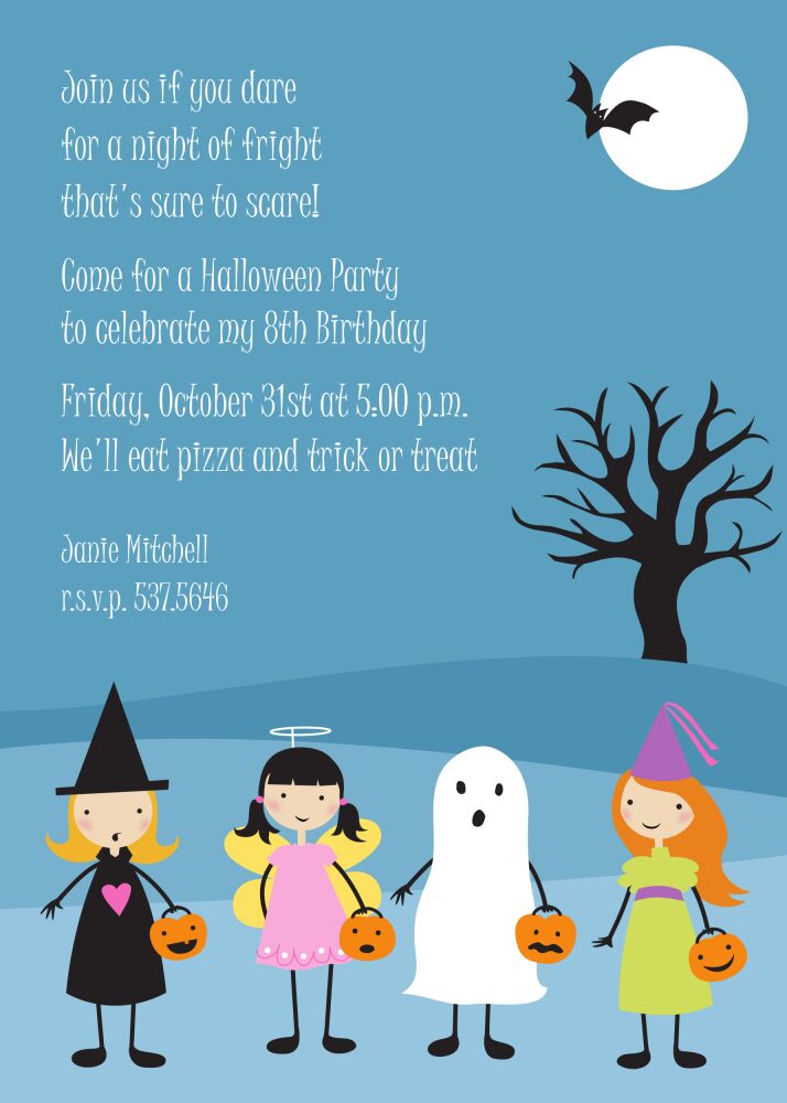 Trick or Treat Invitation