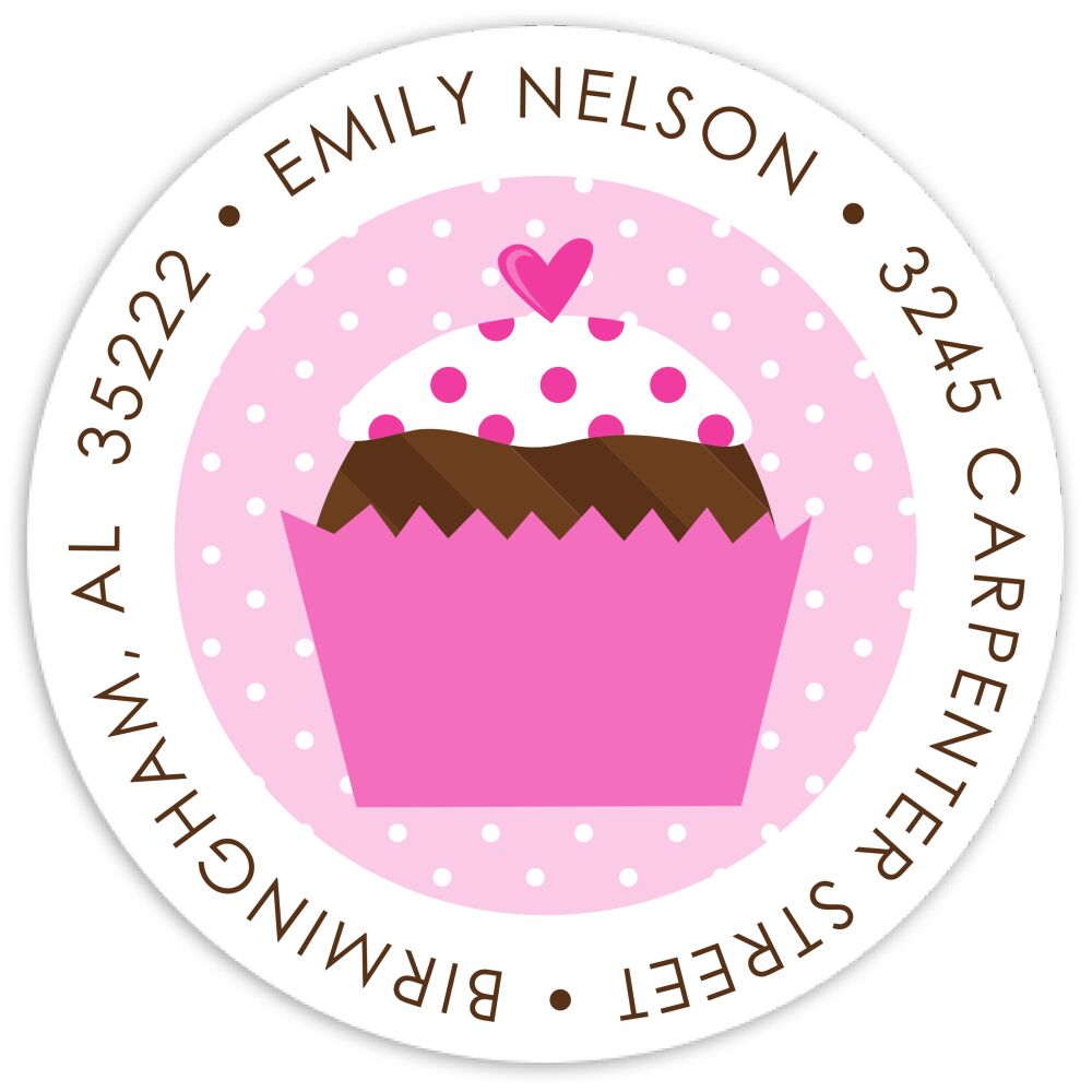 Purrrfect Party Round Address Sticky