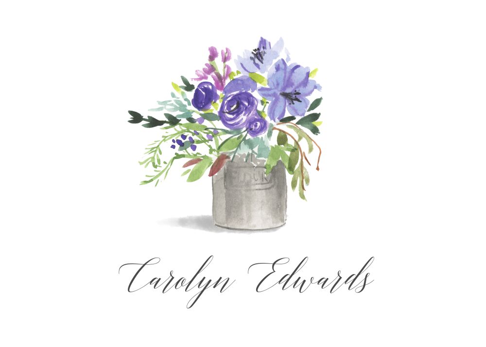 Flower Pot Enclosure Card