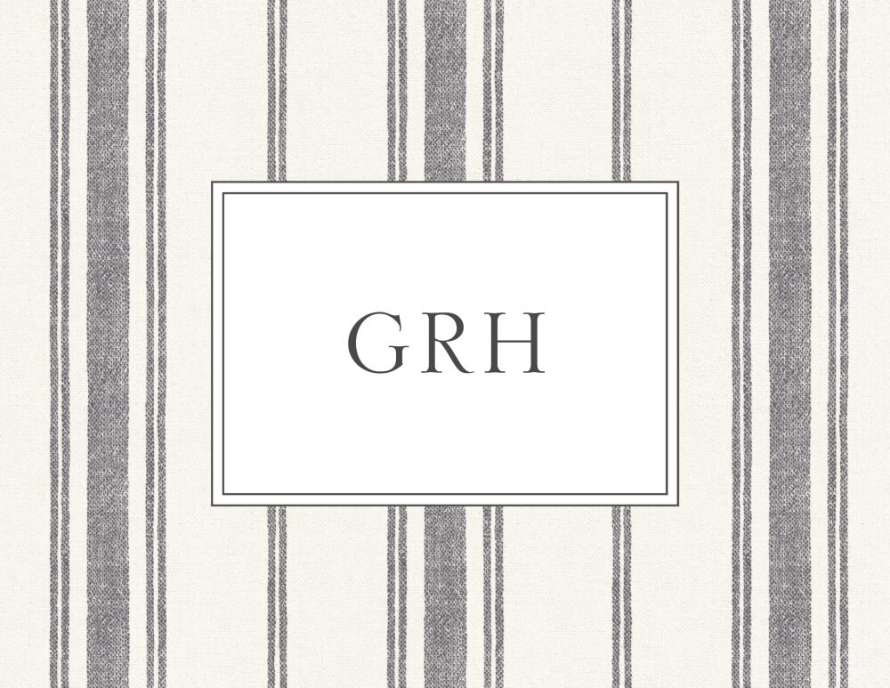 Linen Line Up Folded Note 