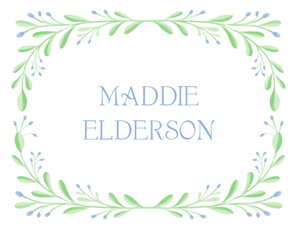 Budding Blooms Folded Note