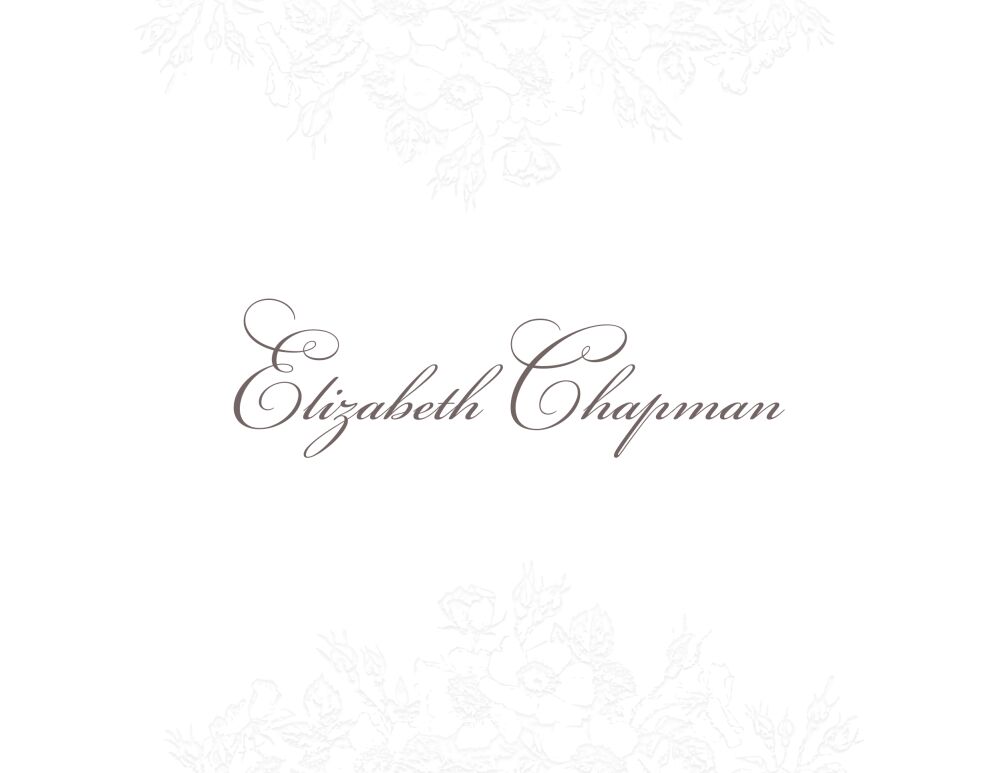 Bouquet Border Blind Debossed Folded Note