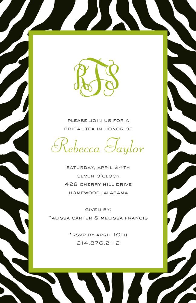 Wild Thang - Black Invitation