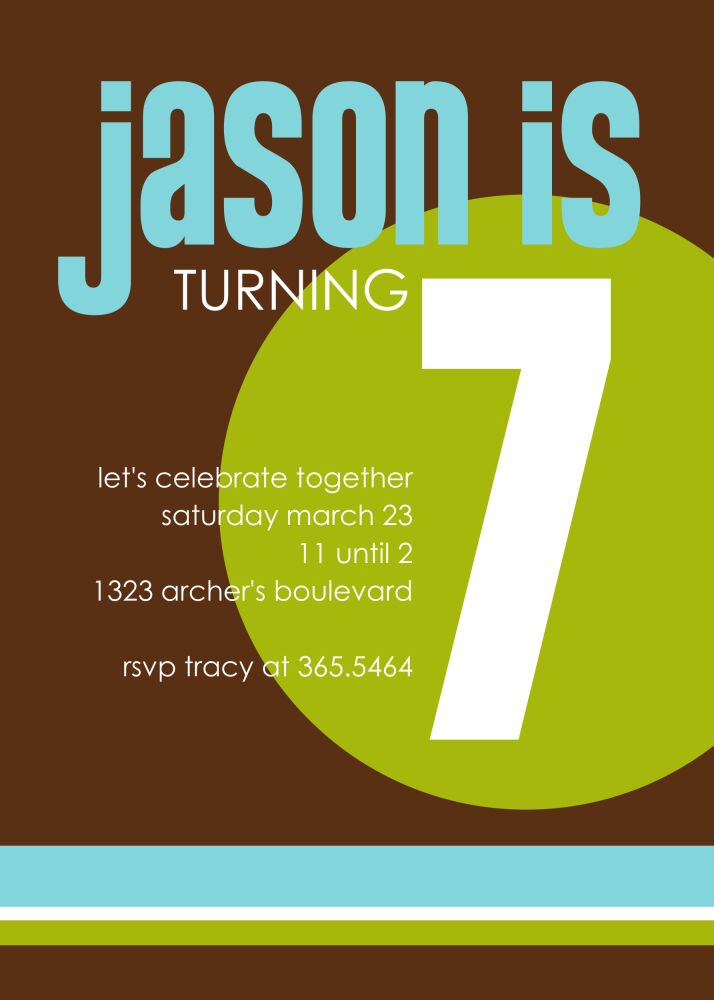 His Spotlight Party Invitation