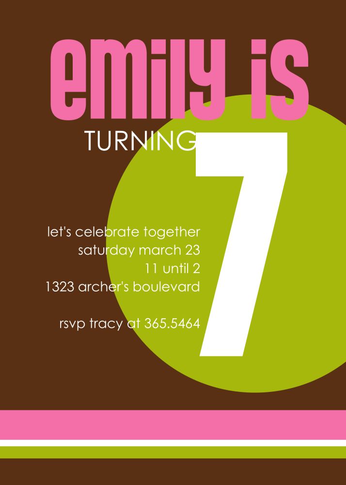 Her Spotlight Party Invitation