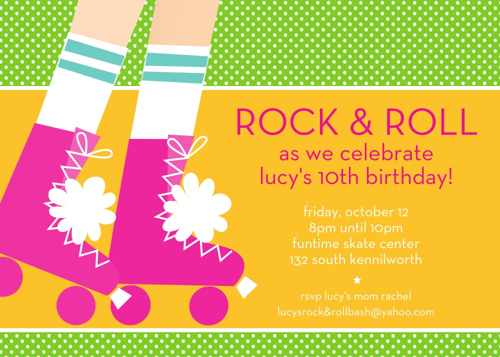 Ready To Roll Party Invitation