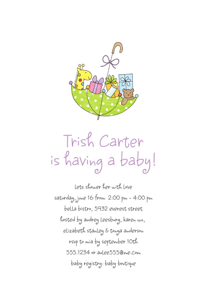 Showered With Love Invitation