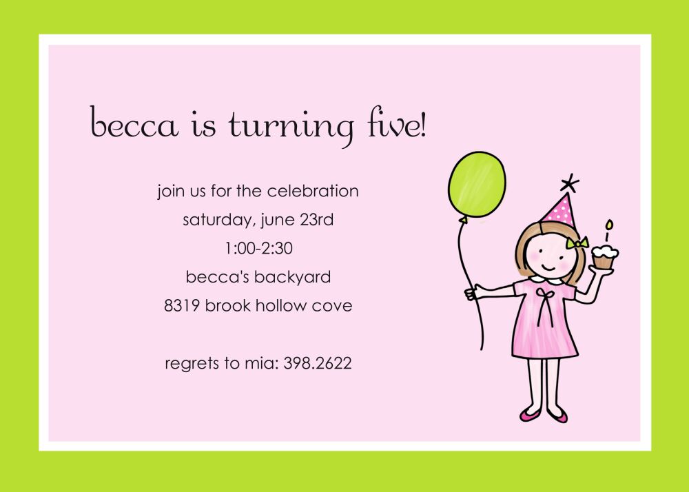 It's My Party Party Invitation