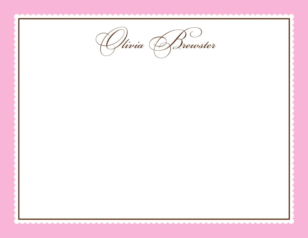 Perfect Gift - Pink Flat Note