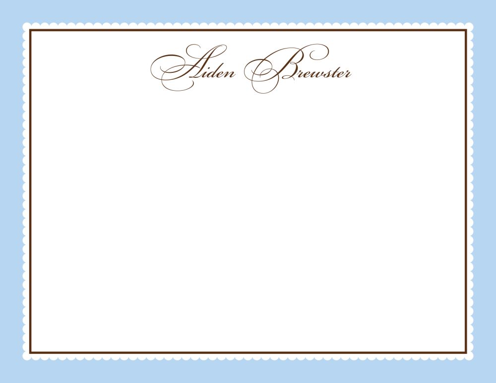 Perfect Gift - Blue Flat Note